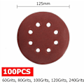 Miniatyrbillede 5 af 5: 125mm 60 80 100 120 240 Slibeskiver Rund Form Poleringsplade