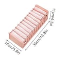 Miniatyrbild 3 av 3: Förvaringslåda för underkläder med fack, strumpor, BH, trosor B