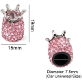 Miniatyrbilde 4 av 5: Krystalldekkventilhetter, 4-pak Håndlaget universal Crown Crystal