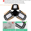 Miniatyrbillede 4 af 4: Plantelampe Foldbar Vækstlyslampe E27 80W 144 LED'er LED Vækstlys