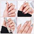 Miniatyrbild 5 av 5: 1 Ask 3D Fjärilsnagelberlocker Strass Hantverk Nagelkonsttillbehör Resin Nageldekoration för Nagelentusiaster 12FH11