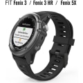 Miniatyrbild 2 av 5: Band för Garmin Fenix 3/fenix 5x Mjukt silikonband Passar Garmin Fenix 6x/fenix 6x Pro/fenix 3/fenix 3 Hr/fenix 5x/5x Plus 26mm.Fenix 6X eller 6XPRO.Blå