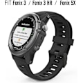 Pikkukuva 2 / 5: Sopii Garmin Fenix 3/Fenix 5x pehmeä silikoniranneke, sopii Garmin Fenix 6x/finix 6x Pro/Fenix 3 Hr/5x Plus 26mm, oranssi