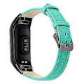 Pikkukuva 1 / 5: Aitoa lehmännahkaa oleva ranneke Xiaomi Smart Band 8 -älykellolle, musta kellokotelo Style H