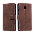 Pikkukuva 2 / 5: Skin Feel -nahkakotelo Samsung Galaxy J5 2017 -puhelimelle Brown