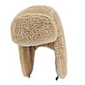 Miniatyrbild 5 av 5: Vinter Trapper Hattar Vinter Lei Feng Hatt med Öronlappar Ski Termisk Hatt Förtjockad Snö Vinter Varm Hatt Vinterhattar för Män Ski(Khaki)