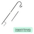Miniatyrbilde 1 av 5: Shepherd Hooks, Shepherd Hook - for Wedding, Flower Pots, Lantern