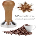 Miniatyrbillede 4 af 5: Kaffe Press med Silikonepude Træ Kaffe Press med Rustfrit Stål