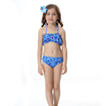 Miniatyrbillede 3 af 5: Børn og piger smuk havfruehale bikini sæt badedragt -4-5 år, mørkeblå