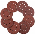 Miniatyrbillede 1 af 5: Velcro-skive 125 mm - 100 stk. excentrisk slibepapir 8 huller hver