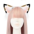 Miniatyrbild 2 av 5: 1/2 Delar Katt Varg Räv Svans Öron Hårband Set Halloween Jul Maskerad-Party Kostym Leksak Gåvor för Kvinna Män Cosplay calico cat suit