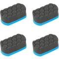 Pikkukuva 1 / 5: 4 kappaletta helppo tarttua pehmeä Hex Logic Applicator Pad Rengas Dressing Ap