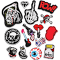 Miniatyrbillede 1 af 5: 15 stk. kombinations cool design perm patch (Blade of Death), se