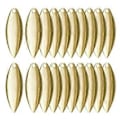 Pikkukuva 1 / 5: Kalastuslusikat Spinner - Spinner-kalastuslusikat vieheiden valmistukseen, kalastustarvikkeet, tee-se-itse kalastustarvikkeet 20 kpl (GoldC) Gold C