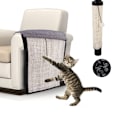 Miniatyrbillede 1 af 5: Kradsebræt til katte, vævet naturligt sisalunderlag, sofa, stol, sofa Gua