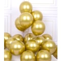 Pikkukuva 1 / 5: Juhlatilausten 50 kpl 12 tuuman kultametalli kromi helium kiiltävä