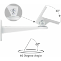 Miniatyrbilde 4 av 5: Mini-projektor veggfeste, 16-20 cm 360° rotasjon, 60° tilt, for