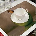 Miniatyrbild 3 av 3: Unikt Designad Delikat Miljövänlig Tecknad Retro Bild Bomull Linne Bordstablett (MC0041-3)