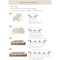 Miniatyrbillede 5 af 5: Print Stretch Sofa Cover, Moderne Skridsikker 1/2/3/4 Sæders Elastisk