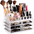 Miniatyrbillede 4 af 5: Sort kosmetik- og smykkeskrin 23,5 * 14,5 * 18,5 cm, med