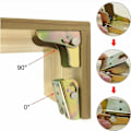 Miniatyrbilde 3 av 5: Folding Table Legs, Extended Table Bed Legs with Lock Buckle, Ho