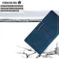 Miniatyrbild 4 av 5: Fodral för iPhone 11 Pro med korthållare, blått PU-läder, plånboksfodral för Apple iPhone 5,8 tum B