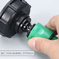 Pikkukuva 4 / 5: IBC-säiliöadapteri, S60x6 karkeakierteinen säiliön kansi, Fonepro 1