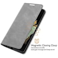 Pikkukuva 5 / 5: Galaxy S22 Ultra 5G magneettinen nahkainen suojakotelo Grey