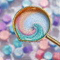 Miniatyrbillede 4 af 5: 100 stk. Vokssegl Perler Glitter Vokssegl Perler Ottekanter Forseglingsvoks Perler til Vokssegl Stempel Kuvert Bryllupsinvitationer four color mix