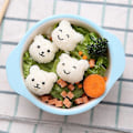 Pikkukuva 4 / 4: Lasten Riisikäärimämuotti, Söpö Mini-Karhu Sushimuotti, Riisin Muotoilukone Sipulimuotti, Bento-Tarvikkeet, DIY Keittiövälineet