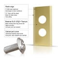 Miniatyrbillede 4 af 4: 36*18mm, (18stk), klinge tykkelse er 1mm, guld rustfrit stål re