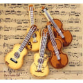 Miniatyrbilde 3 av 5: Gitarformet kakeform, 9,1 * 4,2 cm julekakeform