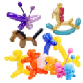 Miniatyrbilde 5 av 5: 100 stk. lang stripe magisk ballong lateks ballong bryllupsrom dekorasjon