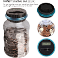 Miniatyrbild 5 av 5: Digital Mynttank, Automatisk Spargris med LCD-Display, 2,5L La