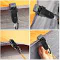 Miniatyrbillede 4 af 5: 8 stk. presenningclips store presenningclips markiseclips med plast