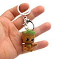 Pikkukuva 3 / 5: Baby Groot -avaimenperät (4 kpl) - Klassisen elokuvan toimintahahmo