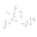Pikkukuva 1 / 5: 20 kpl Peg Carp -kalastustarvikkeet s Pellet Holder -()