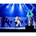 Miniatyrbillede 4 af 5: Michael Jackson Samlerobjekt 3D Illusionslampe med 7-farvet LED Natlys Touch Kontrol
