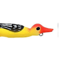 Miniatyrbild 5 av 5: Ankfiskedrag Fiskekrokar Tillbehör Swimbait Utrustning Flipper Trollingdrag Fiskedrag för Bass Gös Rödfisk (Gul) Yellow