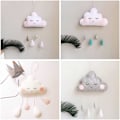 Miniatyrbillede 4 af 5: Sky Raindrop Vedhæng Vuggestue Soveværelse Vindue Væg Tint Krybber Være