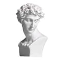 Miniatyrbilde 2 av 5: 2.4 Tommers Klassisk Resin Gresk Hode Byste Statue Skulptur Figur Hjemmeinnredning Statue (David) David