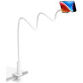 Miniatyrbillede 1 af 5: Hvid - Svanehals telefonholder, 360° justerbar foldbar telefon h