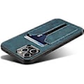 Pikkukuva 1 / 5: Kotelo iPhone 12 Pro:lle, PU-nahkainen lompakkokotelo luottokorttipaikalla, erittäin ohut suojakotelo iPhone 12 Pro 6,1 tuumalle (sininen)