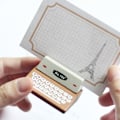 Miniatyrbilde 4 av 5: Imitert skriver visittkortholder, kaffe retro melding hold