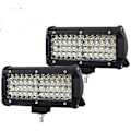 Miniatyrbilde 1 av 4: 2-pak traktor LED-arbeidslys 144W bilspotlys 16 LED-strimler W