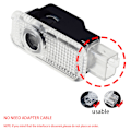Pikkukuva 2 / 5: 2 KPL LED-autoprojektorivalo, auton oven tervetulovalo, auton LED We