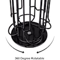 Miniatyrbild 5 av 5: 1 st Kapselhållare 24 Kapslar Roterande Torn Pod 360 Grader Rota