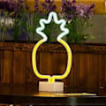Miniatyrbillede 1 af 5: Neon Sød Ananas Lys Skilt Nat Med Holder Dekoration Lys, Skilte Af Tap Til Jul Fødselsdag Fest, Soveværelse, Salon, Dekoration Af Bryllup F