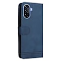 Miniatyrbilde 3 av 5: Telefondeksel i lær til Huawei nova Y70 / Y70 Plus / Enjoy 50 Blue