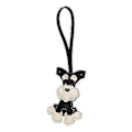 Miniatyrbild 1 av 5: Mångsidig Schnauzer Hund Nyckelring Modeaccessoar för Djurälskare och Stilsäkra Individer I Robust PU Läder Svart Black